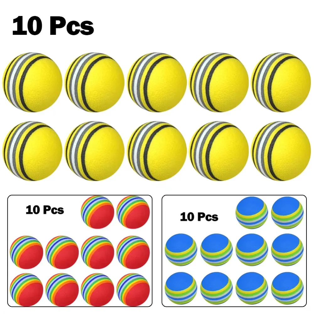 Practice Equipment For Golf - Набор из 10 мягких гольф-мячей из