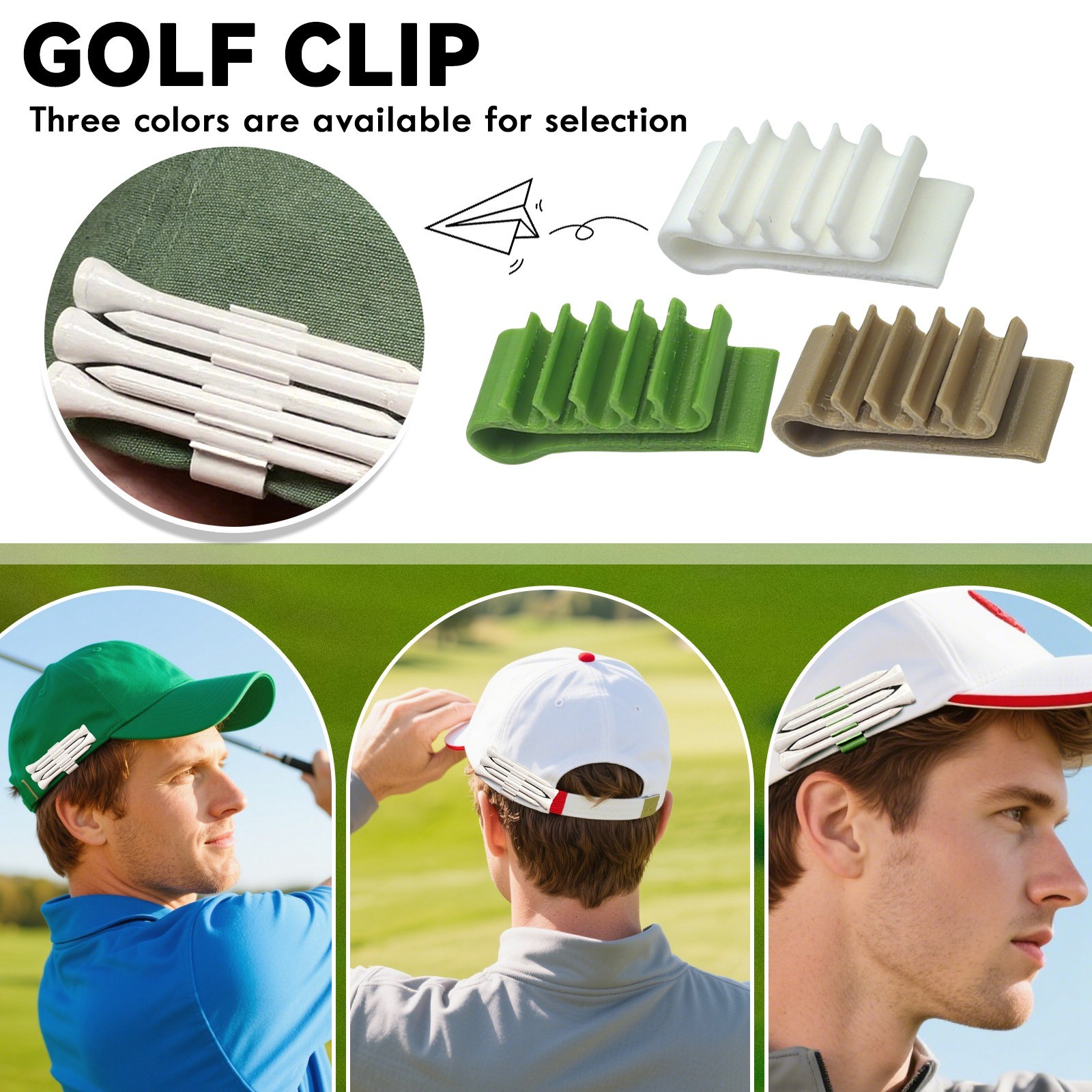 Golf Equipment Holder - Зажим для шляпы, держатель сиденья для