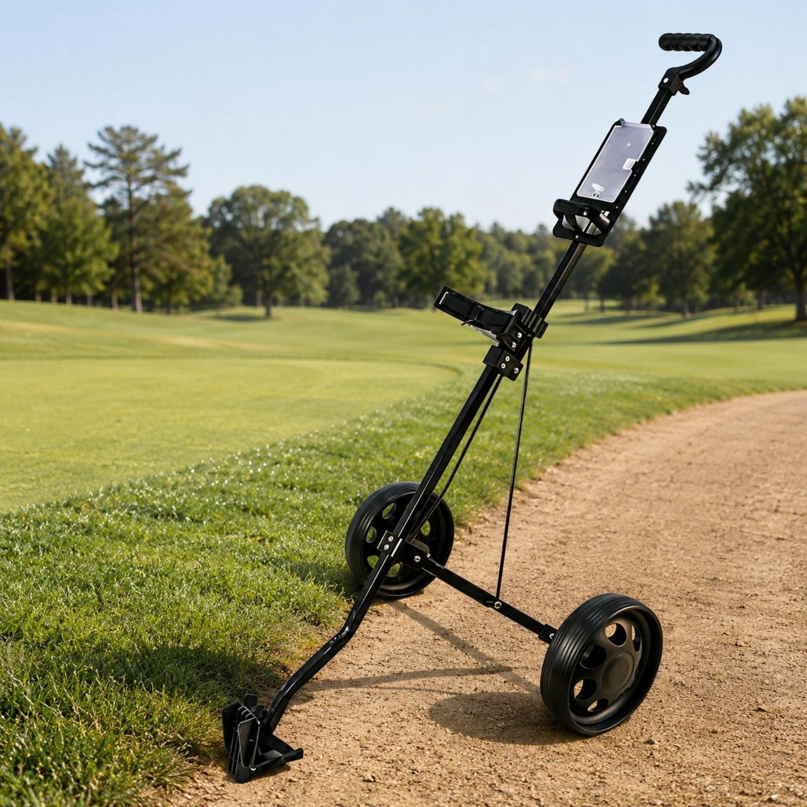 Складная двухколесная тележка  – обзор и цена Practice Equipment For Golf